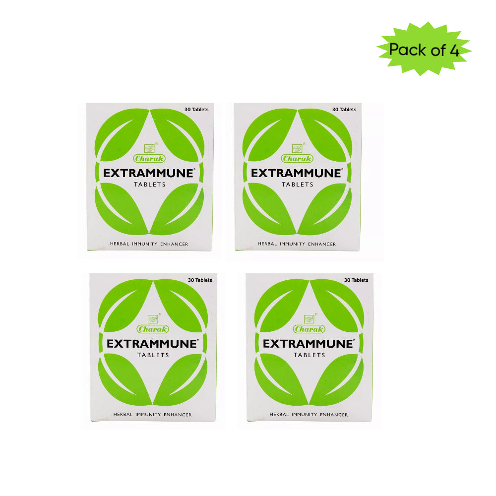 Charak Pharma Extrammune 30 Tablets(Pack of 4)
