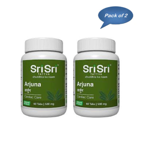 Sri Sri Tattva Arjuna 60 Tablets (Pack of 2 )