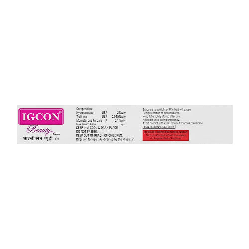 Lifecom Pharmaceuticals Igcon Beauty Cream 20 Gm
