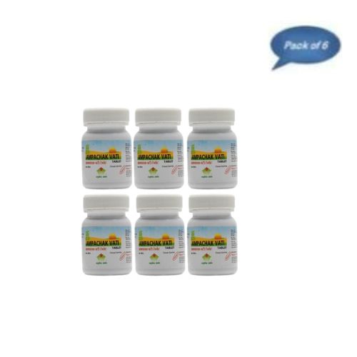 Nagarjun (Gujarat) Ampachak Vati 60 Tablets (Pack of 6)
