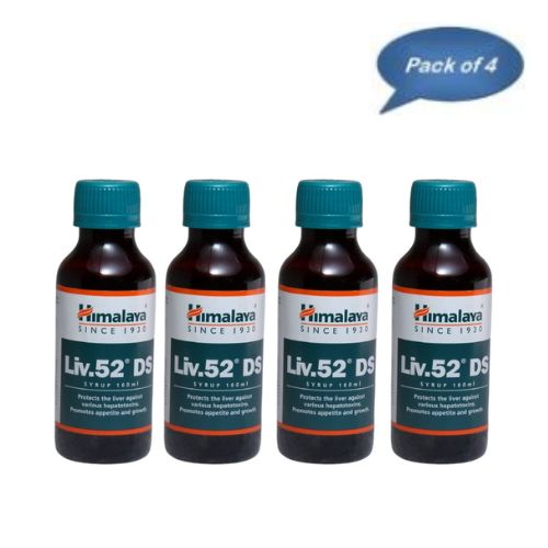 Himalaya Liv.52 Ds Syrup 100 Ml (Pack of 4)