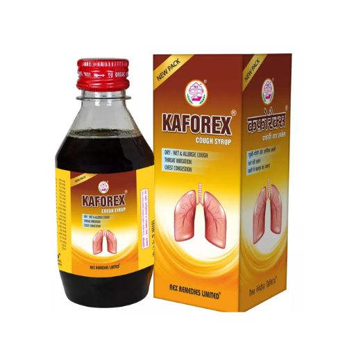 Rex Remedies Kaforex Cough Syrup 100 Ml(Pack of 5)