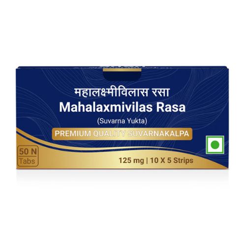 Sri Sri Tattva Mahalaxmivilas Rasa (Suvarna Yukta) 50 Tablets
