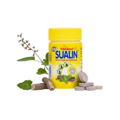 Hamdard Sualin Cough 60 Tablets(Pack of 2)
