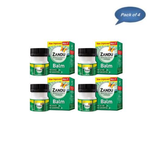 Zandu Balm 25 Ml(pack of 4)