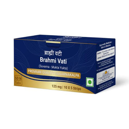 Sri Sri Tattva Brahmi Vati (Suvarna Mukta Yukta) 50 Tablets