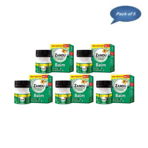 Zandu Balm 25 Ml(pack of 5)