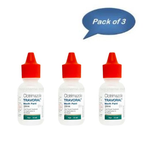 Dabur Travoral Mouth Paint 15 Ml (Pack Of 3)