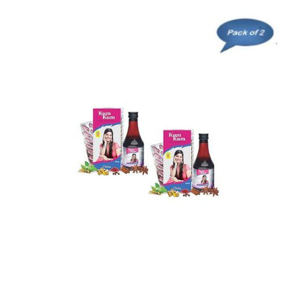 Olefia Kumkum Syrup 200 Ml pack of 2