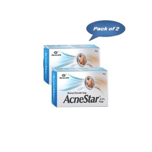 Mankind Acnestar Soap 75 Gm (Pack Of 2)