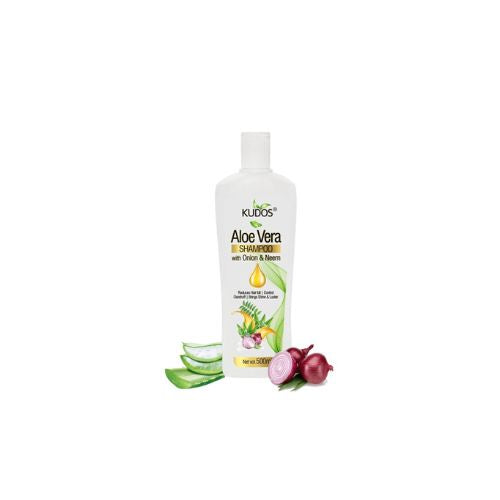 Kudos Aloe Vera With Onion & Neem Shampoo 500 Ml