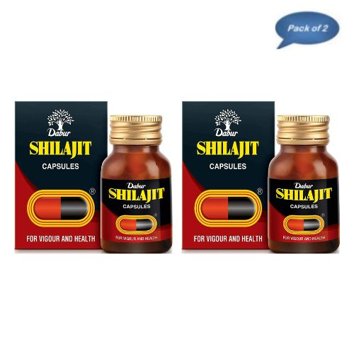 Dabur Shilajit 30 Capsules(Pack of 2)