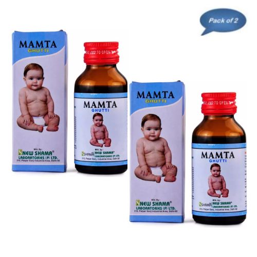 New Shama Mamta Ghutti 60 Ml(Pack of 2)