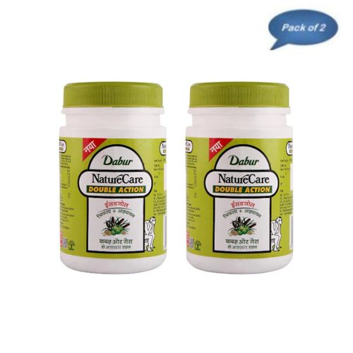 Dabur Nature Care Double Action Isabgol 100 Gm(Pack of 2)