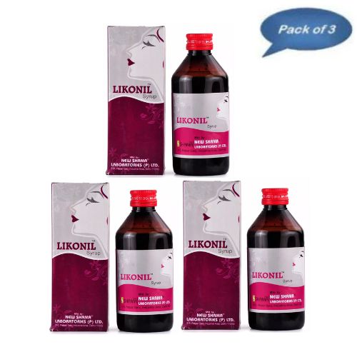 New Shama Likonil Syrup 200 Ml(Pack of 3)