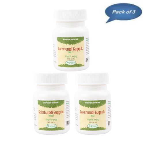 Nagarjun (Gujarat) Gokshuradi Guggulu 60 Tablets(Pack of 3)