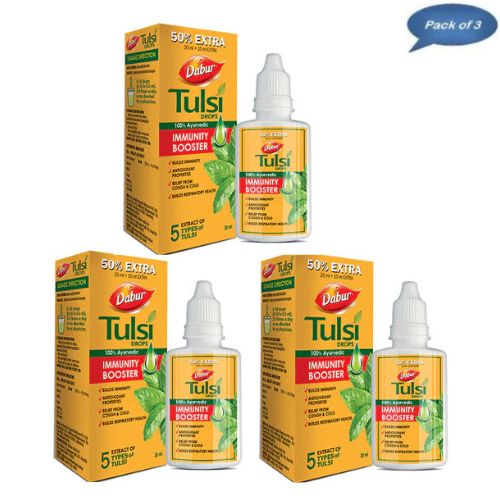 Dabur Tulsi Drops 30 Ml(Pack of 3)