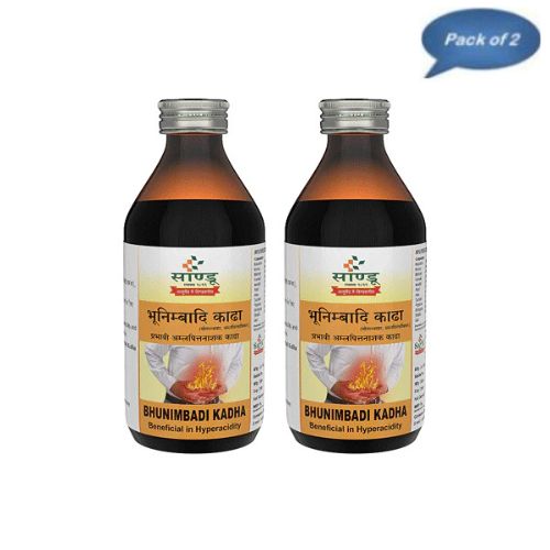 Sandu Pharmaceuticals Bhunimbadi Kadha 200 Ml (Pack of 2)- Ayurvedic Herbal