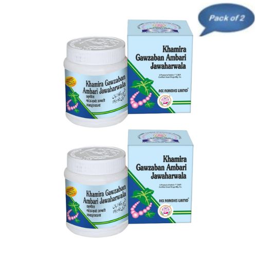 Rex Remedies Khamira Gawzaban Ambari Jawaharwala 60 Gm(Pack of 2)