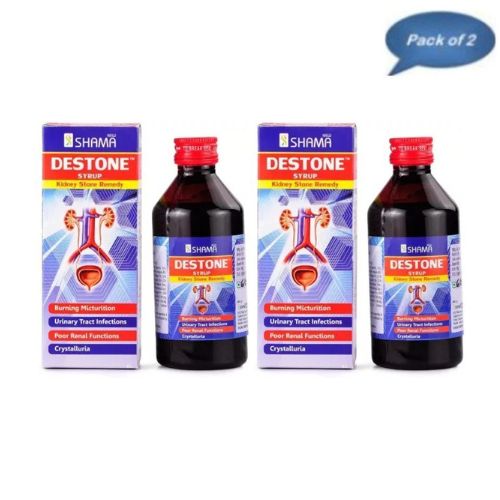 New Shama Destone Syrup 200 Ml(Pack of 2)