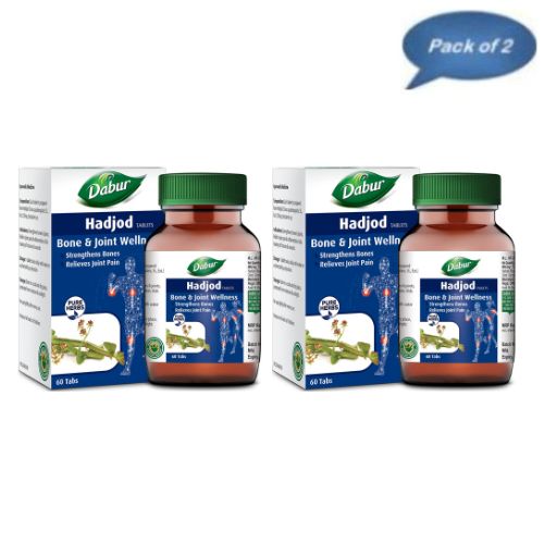 Dabur Hadjod 60 Tablets(Pack of 2)