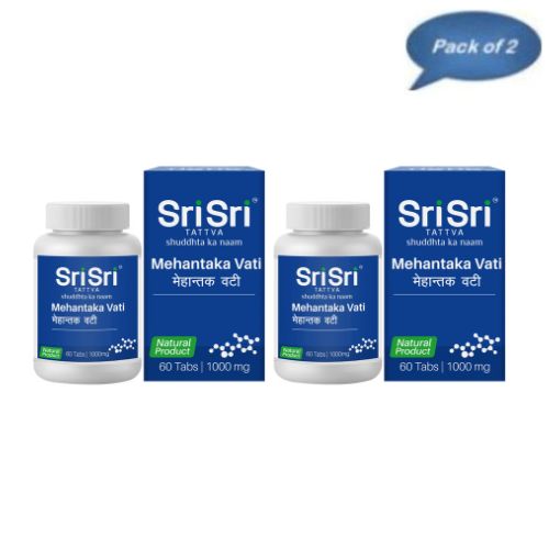 Sri Sri Tattva Mehantaka Vati 60 Tablets(Pack of 2)