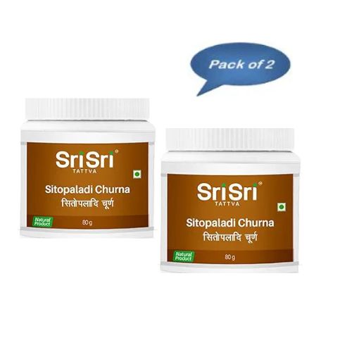 Sri Sri Tattva Sitopaladi Churna 80 Gm (Pack Of 2)