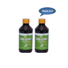 Alnavedic Cool-O-Fast Sugar Free (Mint) Syrup 170 Ml (Pack of 2)