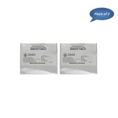 Zandu Brento 30 Tablets(Pack of 2)