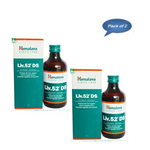 Himalaya Liv.52 Ds Syrup 200 Ml( Pack of 2)