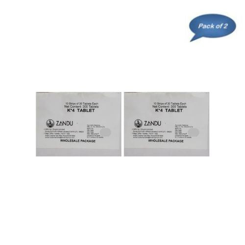 Zandu K4 30 Tablets(Pack of 2)