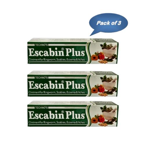 Technopharm Pvt Ltd Escabin Plus 15 Gm (Pack of 3)