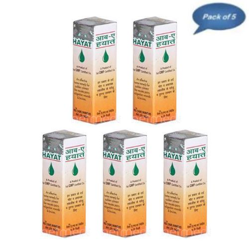 Rex Remedies Aab-E Hayat 5 Ml (Pack of 5)