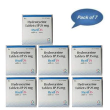 Load image into Gallery viewer, Oziel Hyzil-25 Mg  10 Tablets (Pack Of 7)
