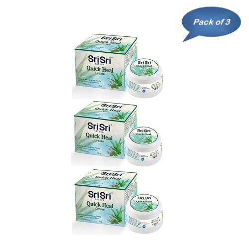 Sri Sri Tattva Quick Heal Cream 25 Gm (Pack Of 3)