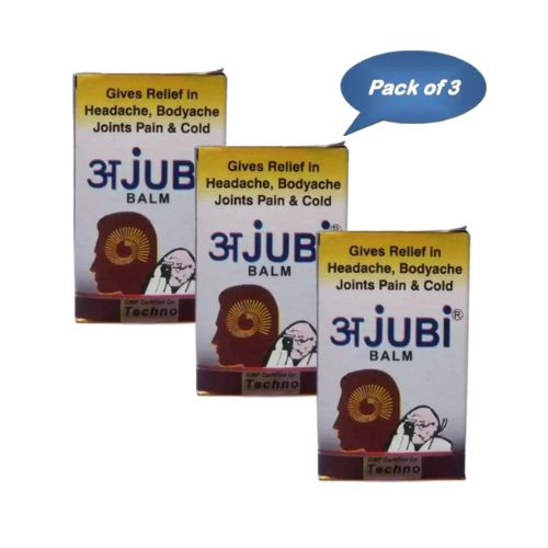 Technopharm Pvt Ltd Ajubi Balm 10 Gm (Pack of 3)