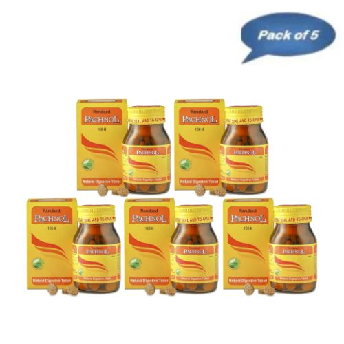 Hamdard Pachnol 100 Tablets (Pack Of 5)