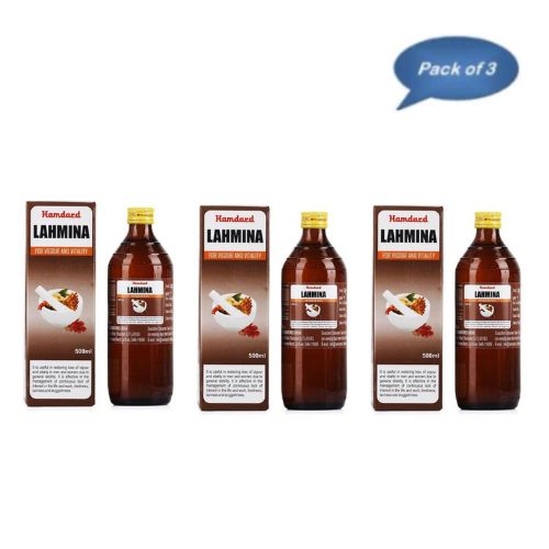 Hamdard Lahmina 500 Ml (Pack of 3)