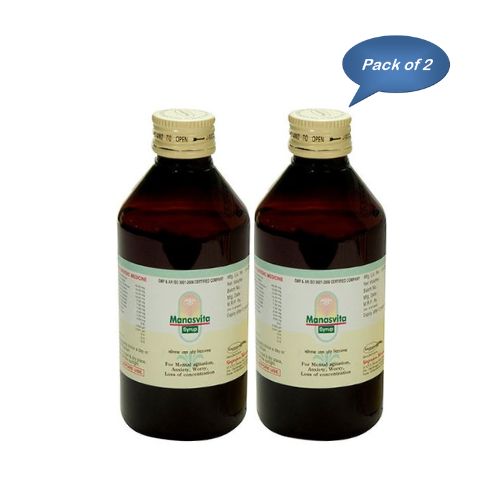 Nagarjun (Gujarat) Manasvita Syrup 200 Ml (Pack Of 2)