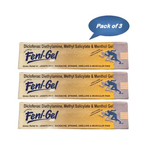 Technopharm Pvt Ltd Feni-Gel 30 Gm (Pack Of 3)