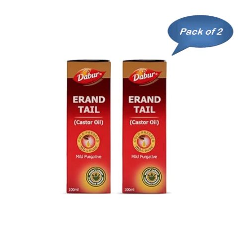 Dabur Erand(Castor) Oil 50 Ml (Pack Of 2)
