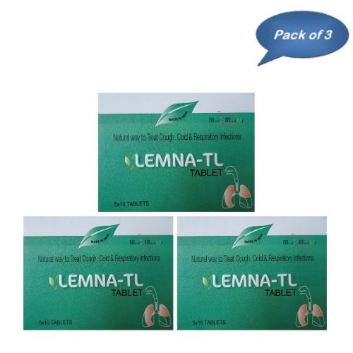 Alnavedic Lemna-TL 10 Tablets (Pack of 3)
