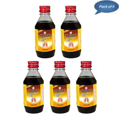 Rex Remedies Kaforex Cough Syrup 100 Ml(Pack of 5)