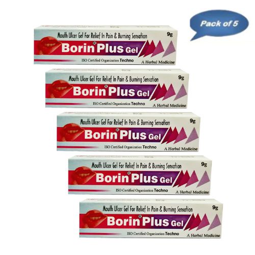 Technopharm Pvt Ltd Borin Plus Gel 9 Gm ( Pack Of 5 )