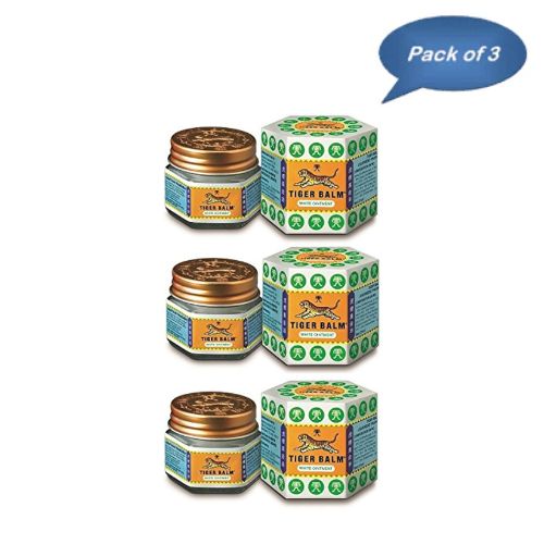 Makson Healthcare Pvt Ltd Tiger Balm (White) 21 Ml ( Pack Of 3)