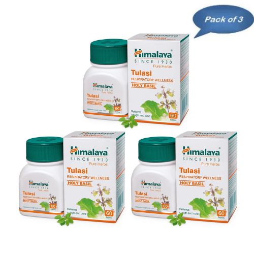 Himalaya Tulasi 60 Tablets (Pack of 3)