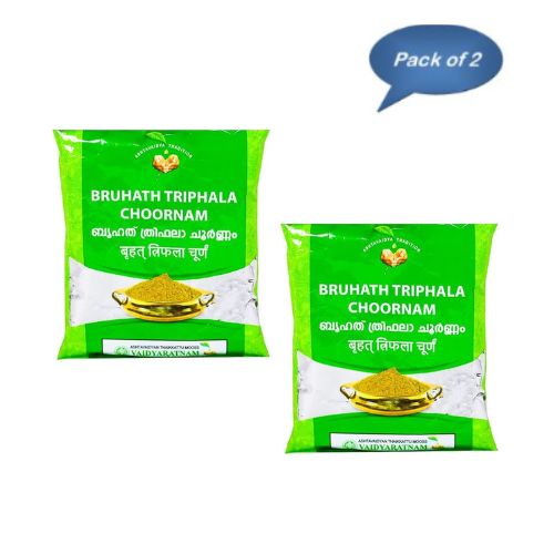Vaidyaratnam Bruhath Triphala Choornam 100 Gm (Pack of 2)