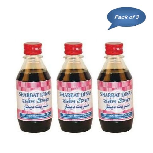 Rex Remedies Sharbat-E-Deenar 200 Ml (Pack Of 3)