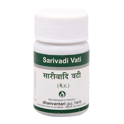 Dhanvantari Guj. Herb Sarivadi Vati 60 Tablets