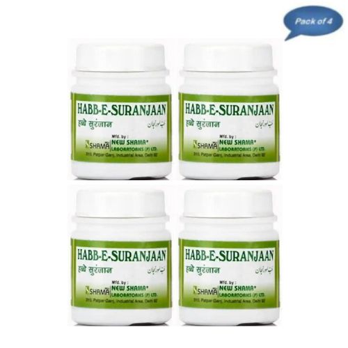 New Shama Habb-E-Suranjaan 100 Tablets (Pack of 4)